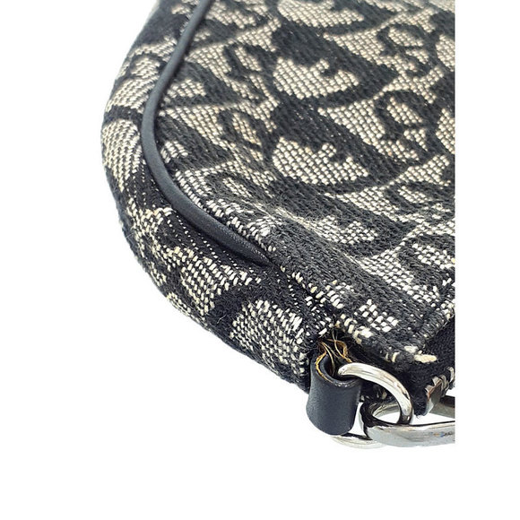 Christian Dior Trotter Pattern Saddle Pouch Semi-Shoulder Bag - Picture 5 of 9